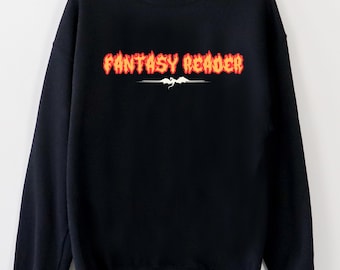 Fantasy Reader Dragon Sweatshirt - Booktok Romantasy Merch