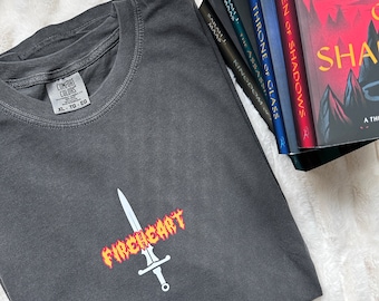 Fireheart Inspired, Aelin, The Thirteen, TOG, Throne of Glass, Book Shirt Booktok Merch, Bookish T-shirt, Romantasy, Fantasy Books