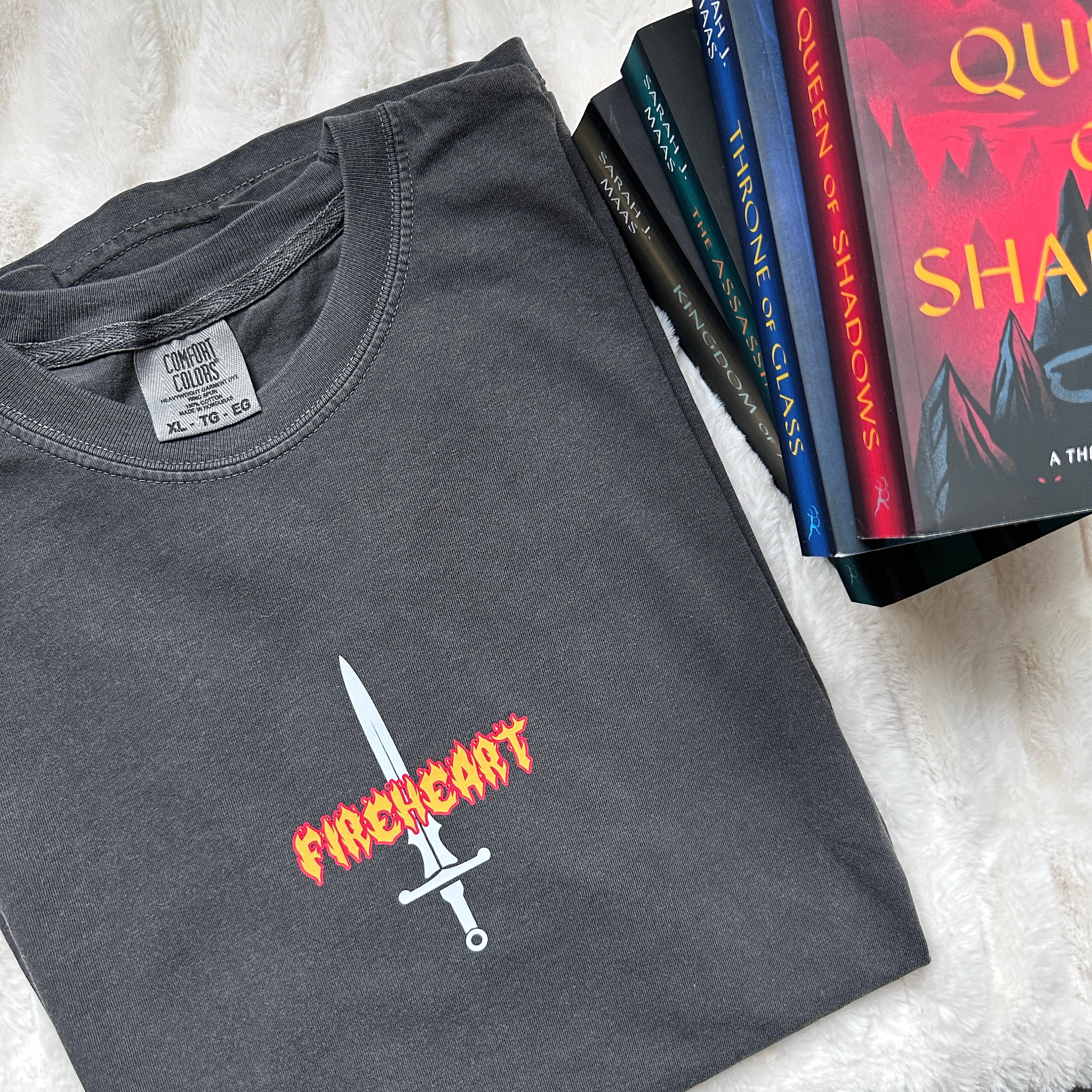 Fireheart Inspired, Aelin, The Thirteen, TOG, Throne of Glass, Book Shirt Booktok Merch, Bookish T-shirt, Romantasy, Fantasy Books