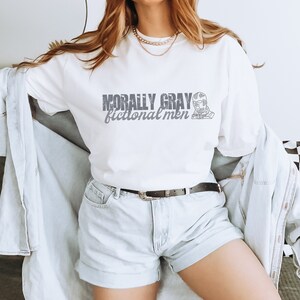 Morally Grey Fictional Men Comfort Colors T-Shirt - Booktok Reader Tee