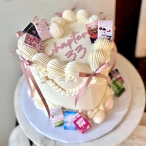 Niestandardowe Mini Książki na Tort, Książkowy Topper Tortu, Pudełko Półka na Książki, Mini Książki, Niestandardowy Dekor Półki na Książki, Lista TBR, Miniaturowe Książki