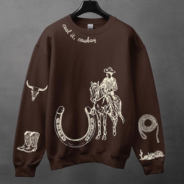 Sudadera con gráfico de vaquero: camiseta del oeste para amantes de los libros