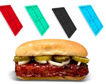 Haz tu propio McRib con la forma de hamburguesa de silicona para barbacoa