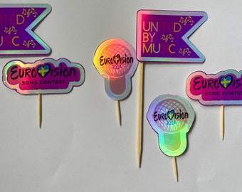 Eurovision Song Contest 2024 Cake/food toppers