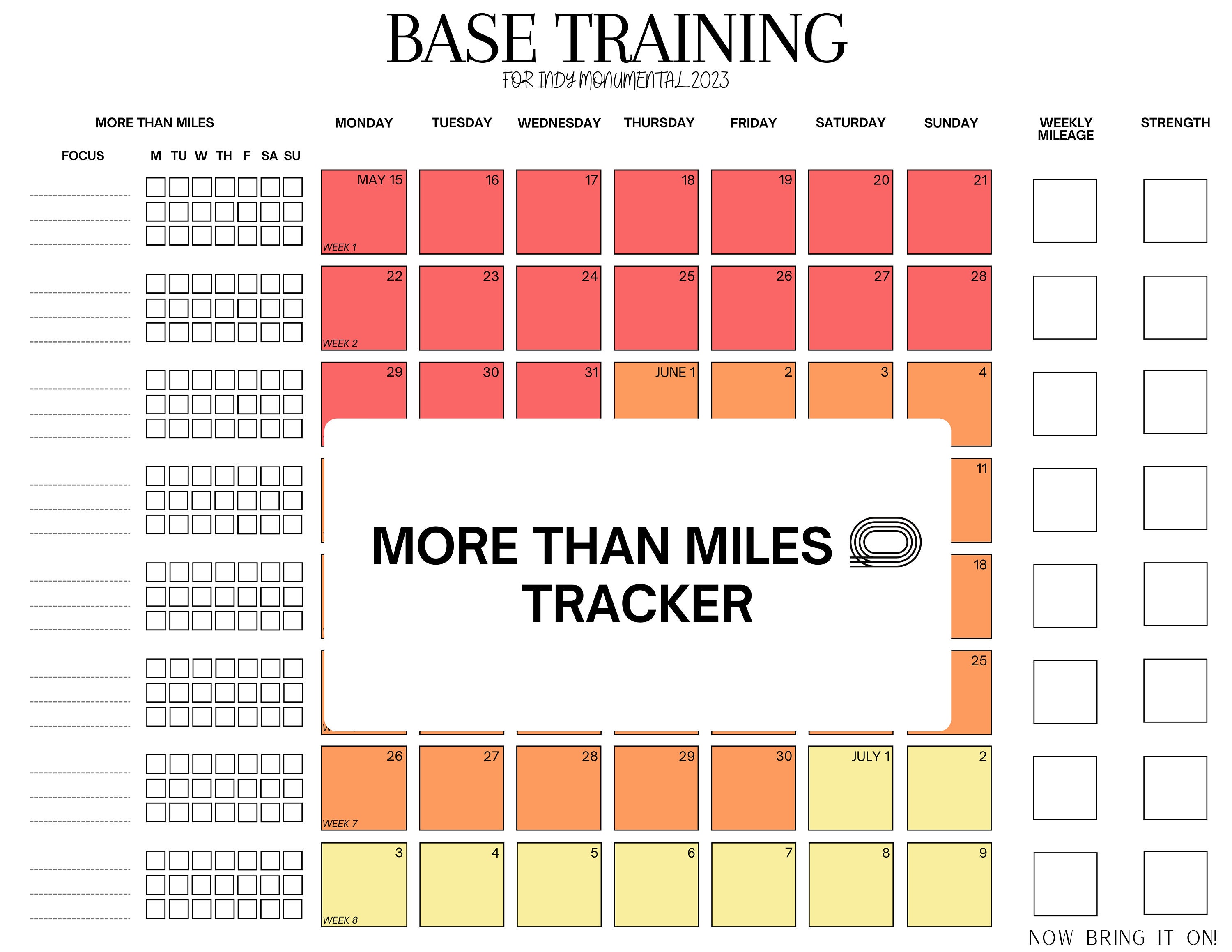 engine builder base (a 4-week base-building program) |... 8 Week Base Training Tracker, Customizable - Etsy