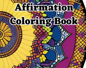Money Affirmations Coloring Book | 100 Money Affirmations | Money Affirmations Adult Coloring Book