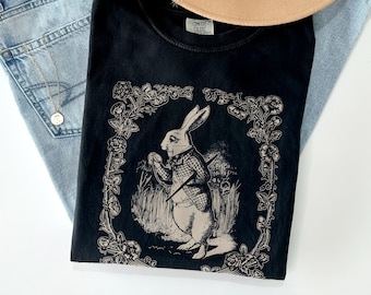 Alice in Wonderland shirt Alice in Wonderland quote Gift for Book Lover tshirt for Teacher Librarian tee Vintage Academia Comfort Colors