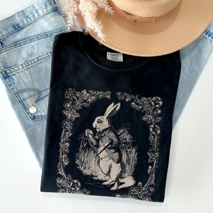 Alice in Wonderland shirt Alice in Wonderland quote Gift for Book Lover tshirt for Teacher Librarian tee Vintage Academia Comfort Colors