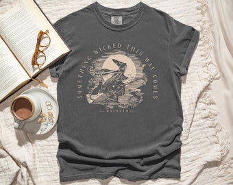 Halloween shirt Women Witch Witchy Gift Shakespeare tshirt Dark Academia Literature Shakespeare Macbeth Something Wicked This Way Comes tee