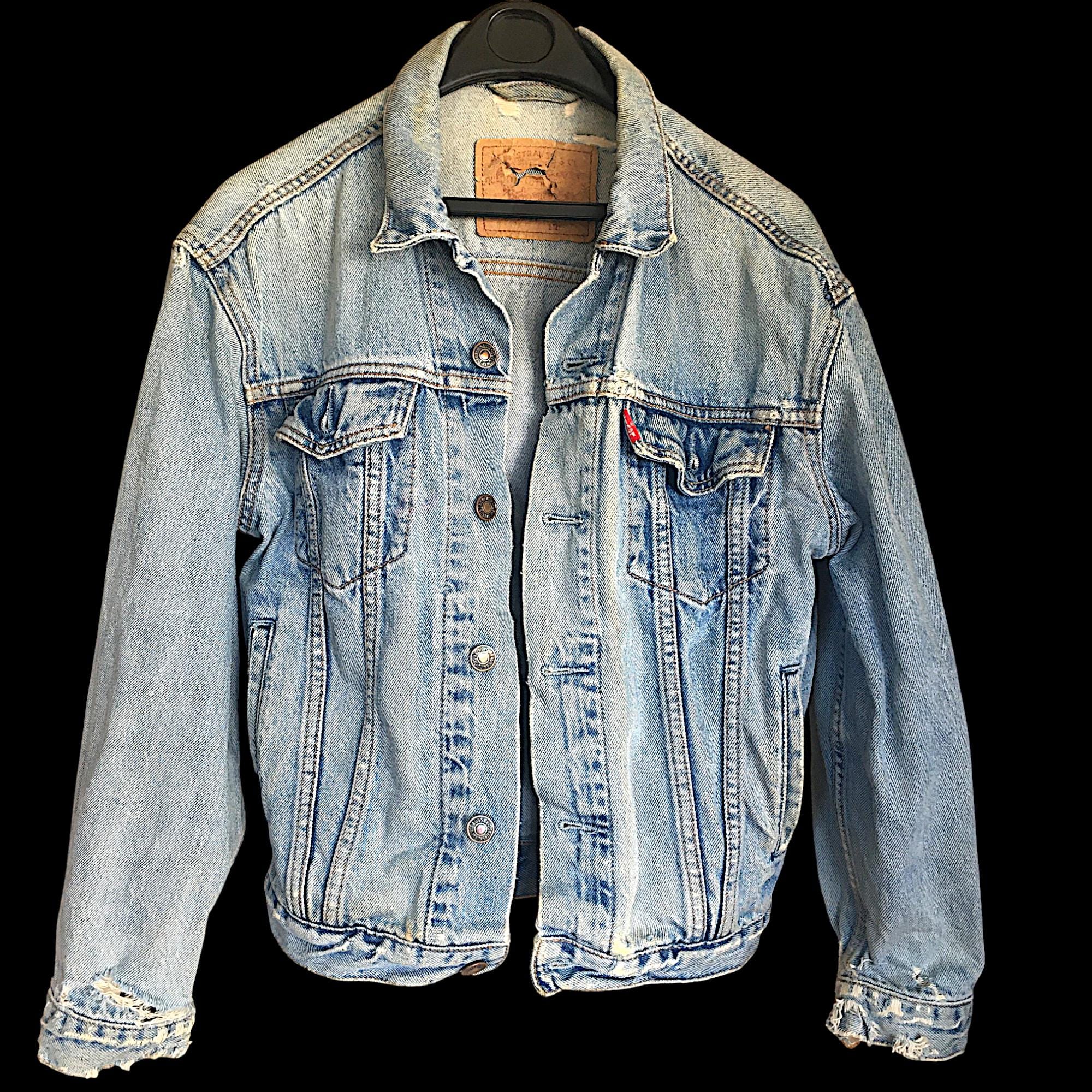 Levi's Vintage 70505 Trucker Jacket – 90s USA – Distressed Light