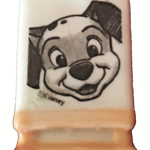 Collectible bean with the image of a character from 101 Dalmatians, Disney fans and collectors Collectible figurine Porcelain