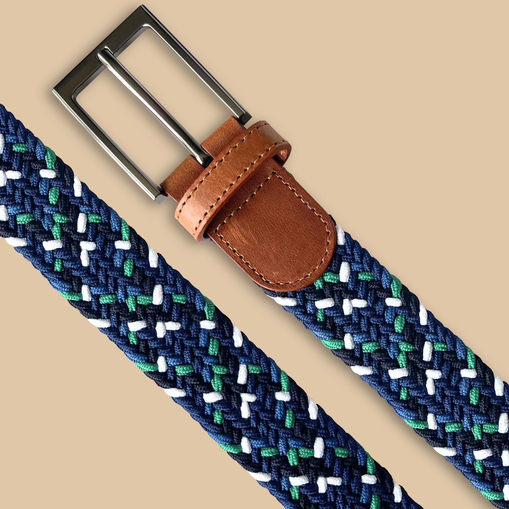 Gold Braided Leather Belt - Etsy display picture 1