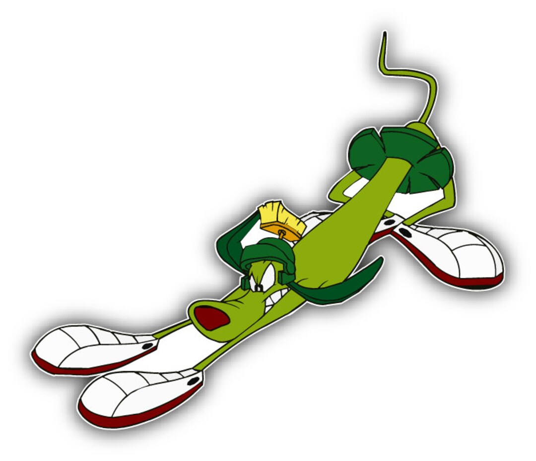 Marvin the Martian K9 Dog Cartoon Car Bumper Sticker Decal - Etsy