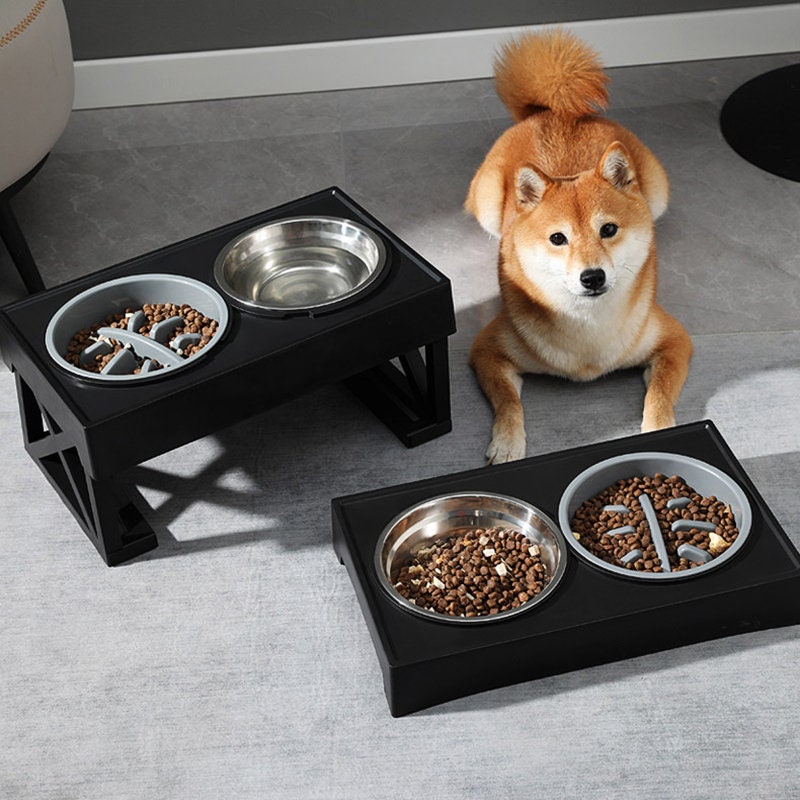 Adjustable Elevated Dog Bowls 