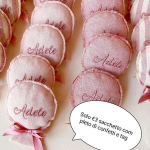 Bomboniere personalizzate, sacchetti palloncini, sacchetti nascita, sacchetti battesimo, bomboniere ricamate, nascita, baby shower, confetti