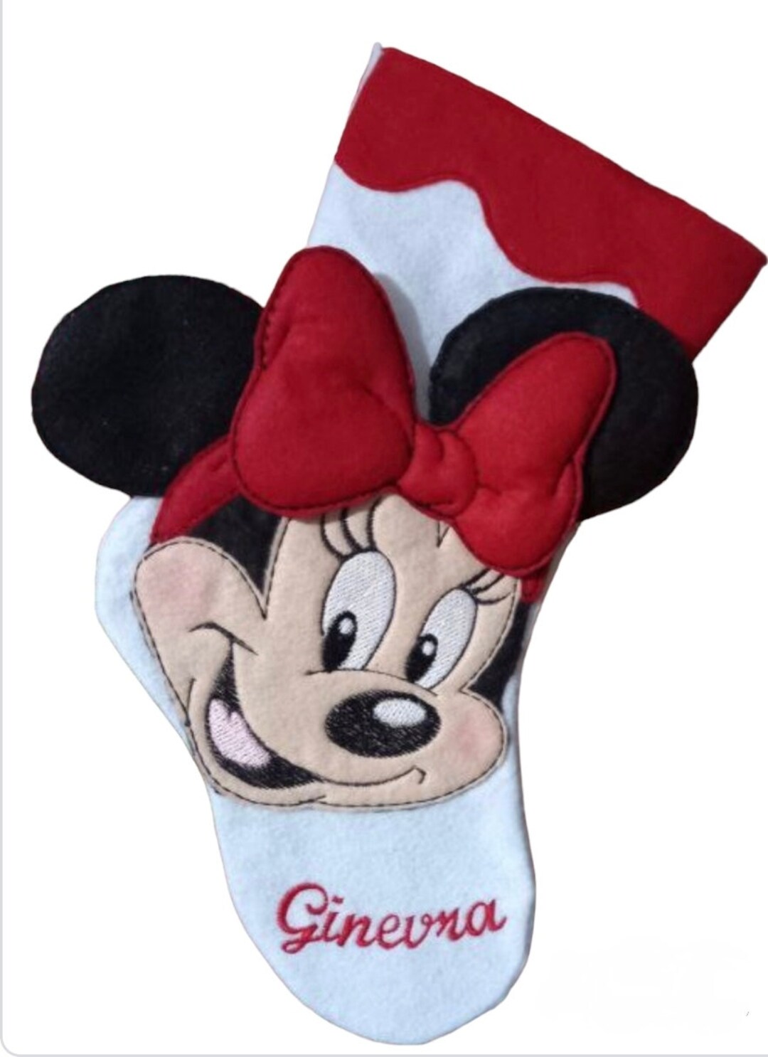 Generico Calza Personalizzata Nome Immagine Frase Dedica Befana Epifania Befana, Realizzata in Juta, Dimensione 45 x 19 cm, Idea Regalo Sorpresa per Bambini, 100% Made in Italy