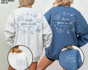 Girls Gone Mild Bachelorette Sweatshirts Spa Bridesmaids Crewneck Matching Bachelorette Pajamas Slumber Party Bach Shirts