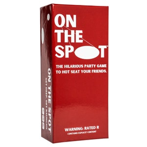 On The Spot: The Hilarious Party Game To Hot Seat Your Friends | 500 Deep & Raunchy Cards | Perfect For Parties | Ages 18+