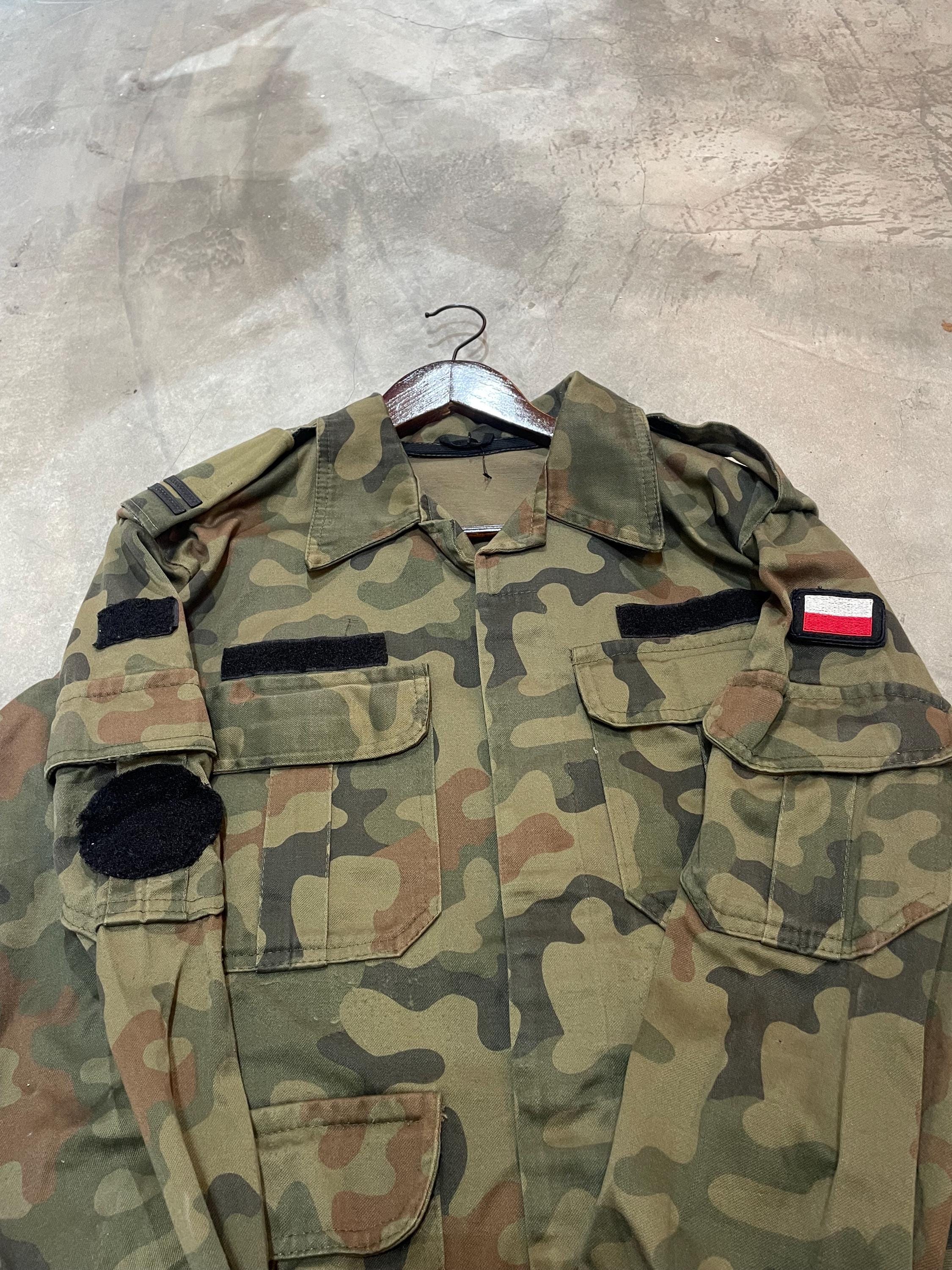 Vintage Polish Army Military Jacket – Authentic Surplus Outerwear