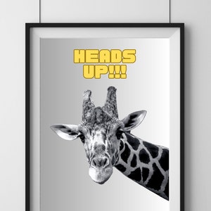 Funny and Happy Giraffe