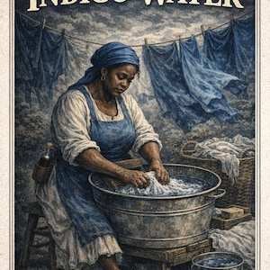 Washer Woman – Commanding Indigo Water, 4 oz Spiritual Floor Wash, Hoodoo Cleansing & Protection Wash