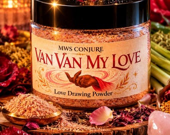 Van Van My Love Powder | Road Opening Love Powder | Attraction, Sweetening & Love Drawing | Spiritual Conjure Powder