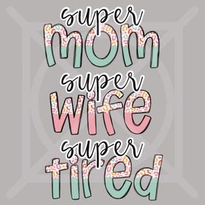 Super maman PNG/SVG à télécharger