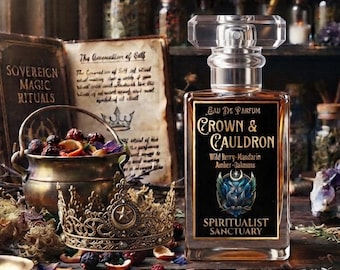 Ritual Perfume "Crown & Cauldron" Parfum Wild Berry and Cashmere Witchy Apothecary Perfume