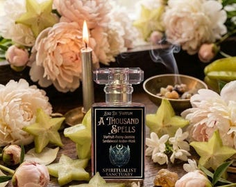 A Thousand Spells Perfume Oil Starfruit, Jasmine and Amber Fragrance Witchy Apothecary Ritual Intention Oil Roll On Perfume
