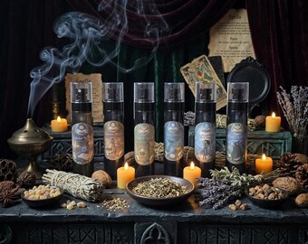 Elemental Witch Perfume Body Spray Scholar, Sea Witch, Wayfarer, Hearth Witch, or Alchemy - Artisan Fragrance for Journey Magic & Rituals