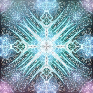 Personalized Light Language Digital Art Print