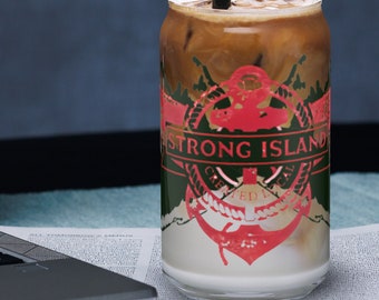 Strong Island Can Shaped Glass