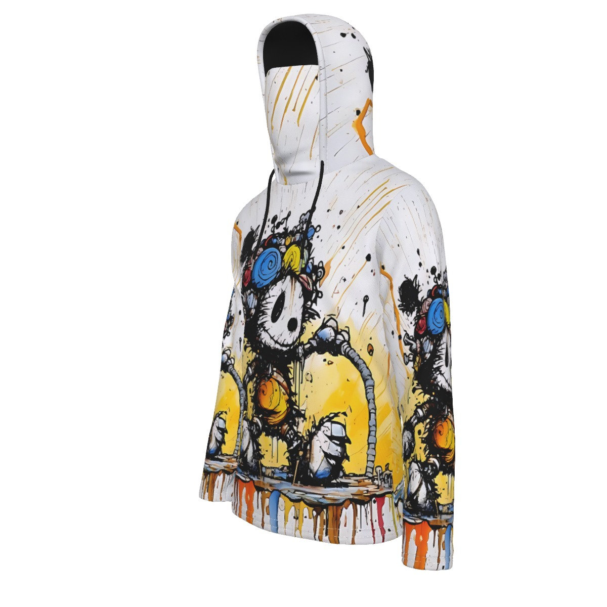 Discover Mickey Robot Pullover Hoodie With Mask