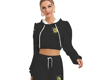 Poison Apple Women's Mirco Fleece Hoodie & Shorts Set