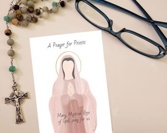 Prayer for Priests, Prayer Card