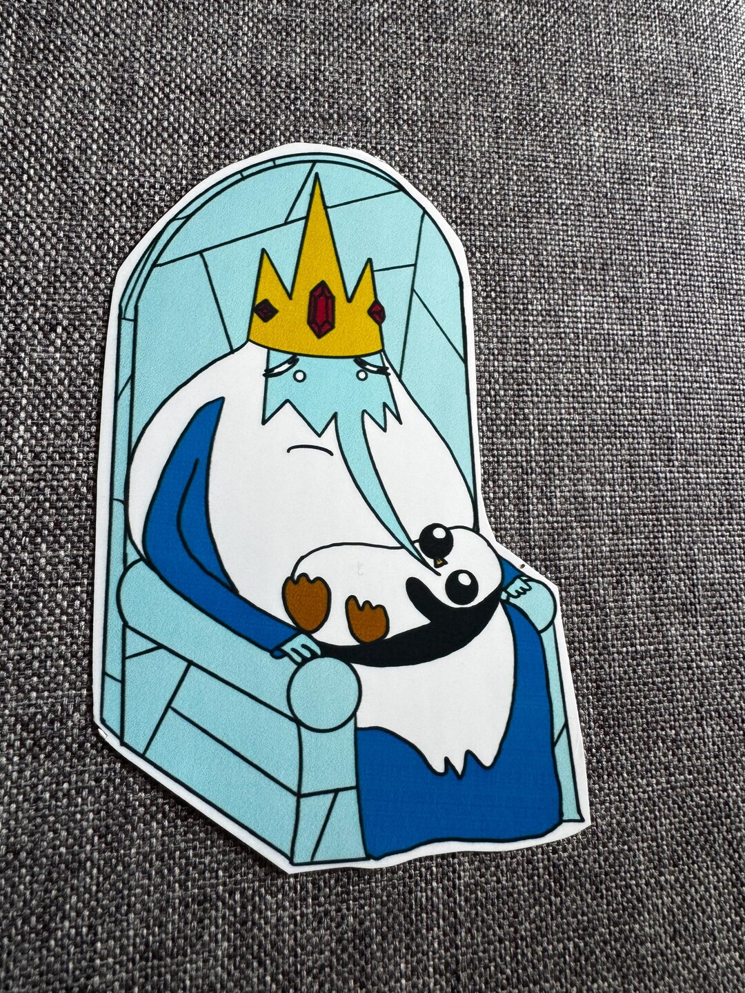 Ice King and Gunther Glossy Sticker - Etsy