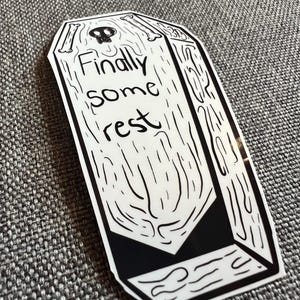 Coffin Sticker