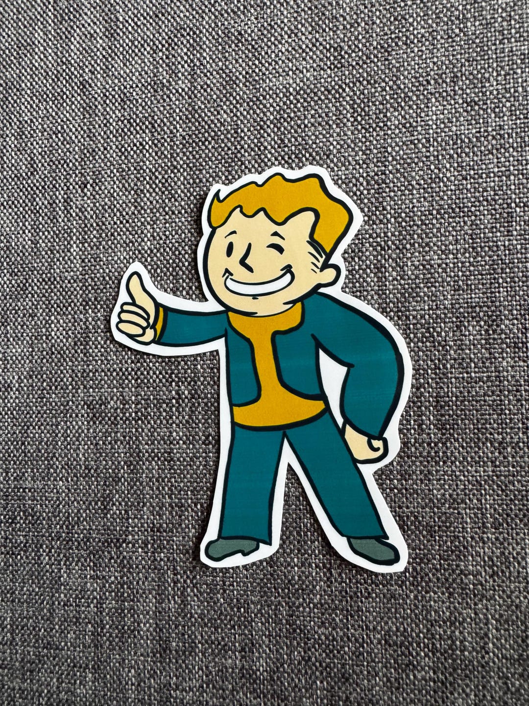 Fallout Vault Boy Sticker: Glossy Decal - Etsy