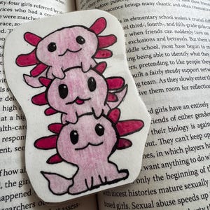 Axolotl bookmark