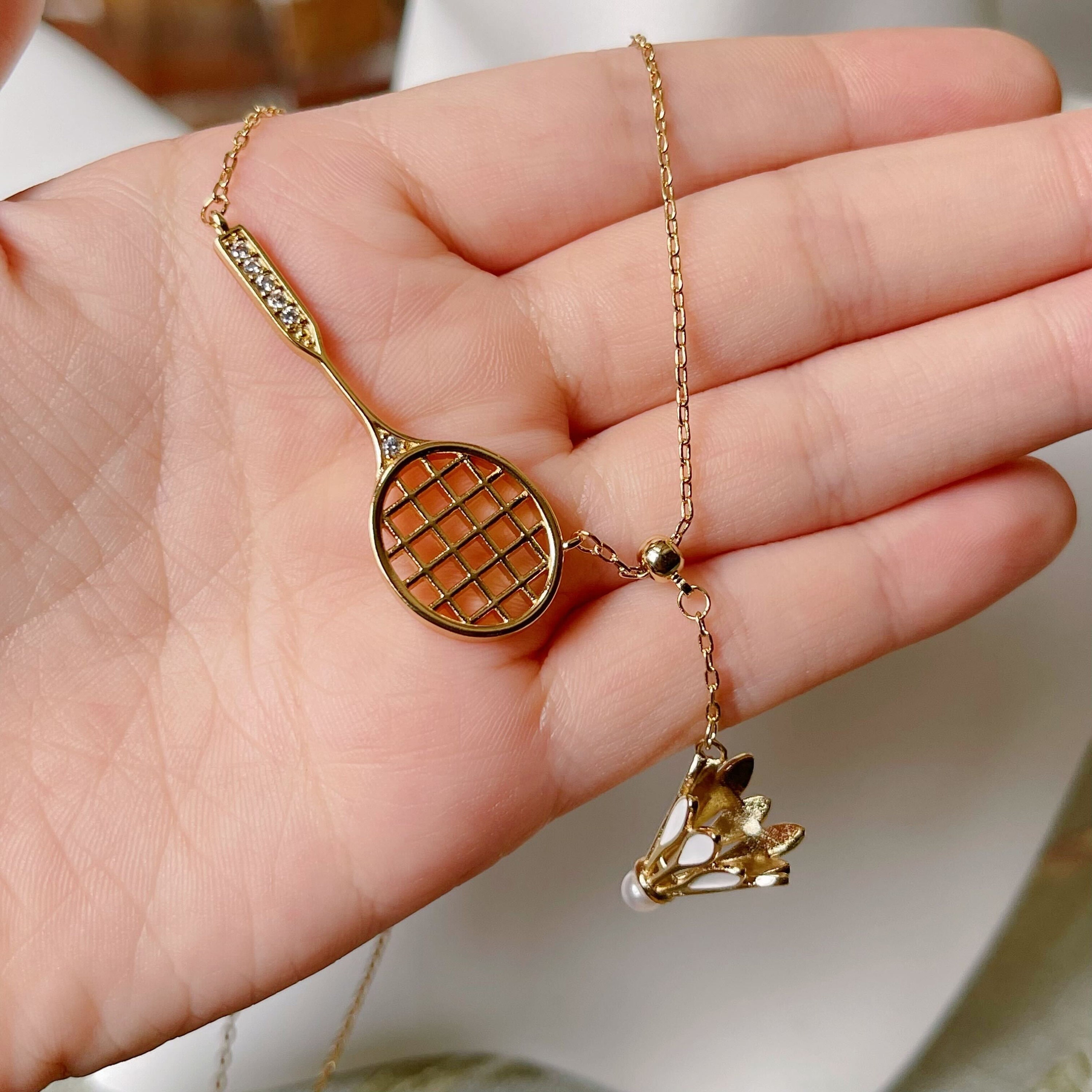 Tennis Racket Bracelet Badminton Bracelet Fewer Finer Tennis