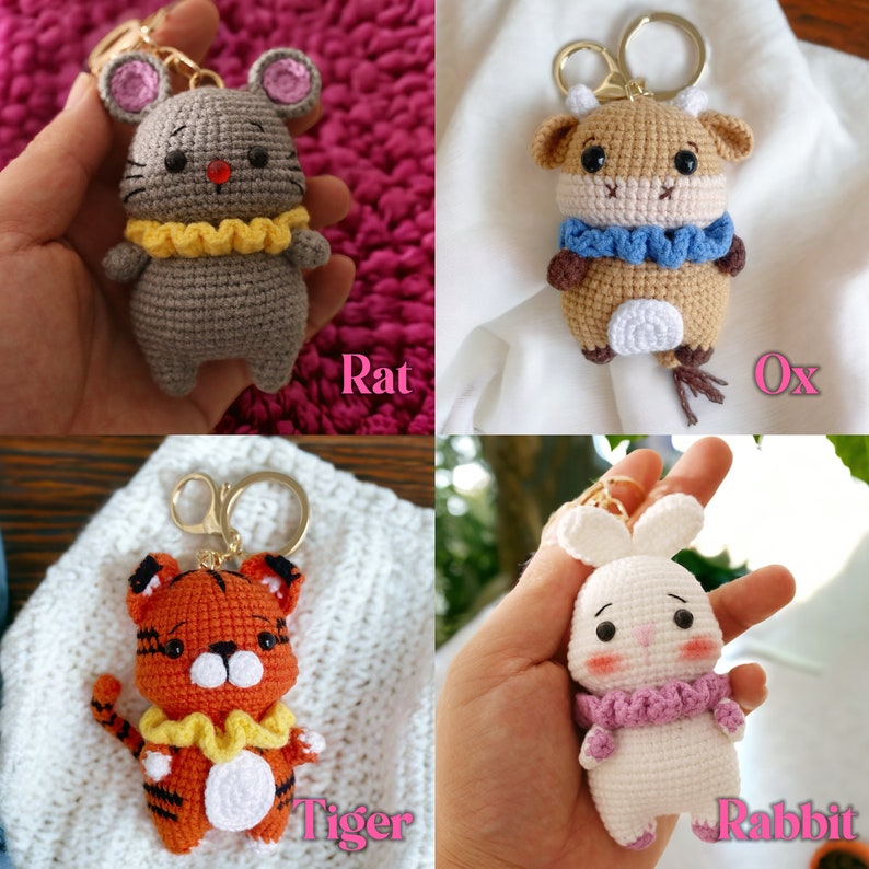 crochet chinese new year ornament