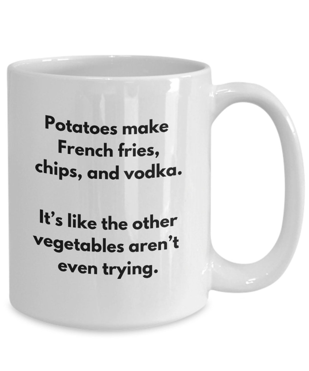 Funny Vodka Lover Gift Happy Potato Gift Best Couch Potato Etsy