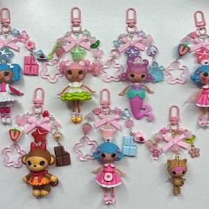 Handmade Lalaloopsy Keychains with Charms