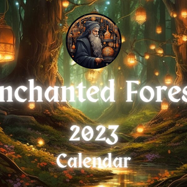Forest Calendar 2024 Etsy