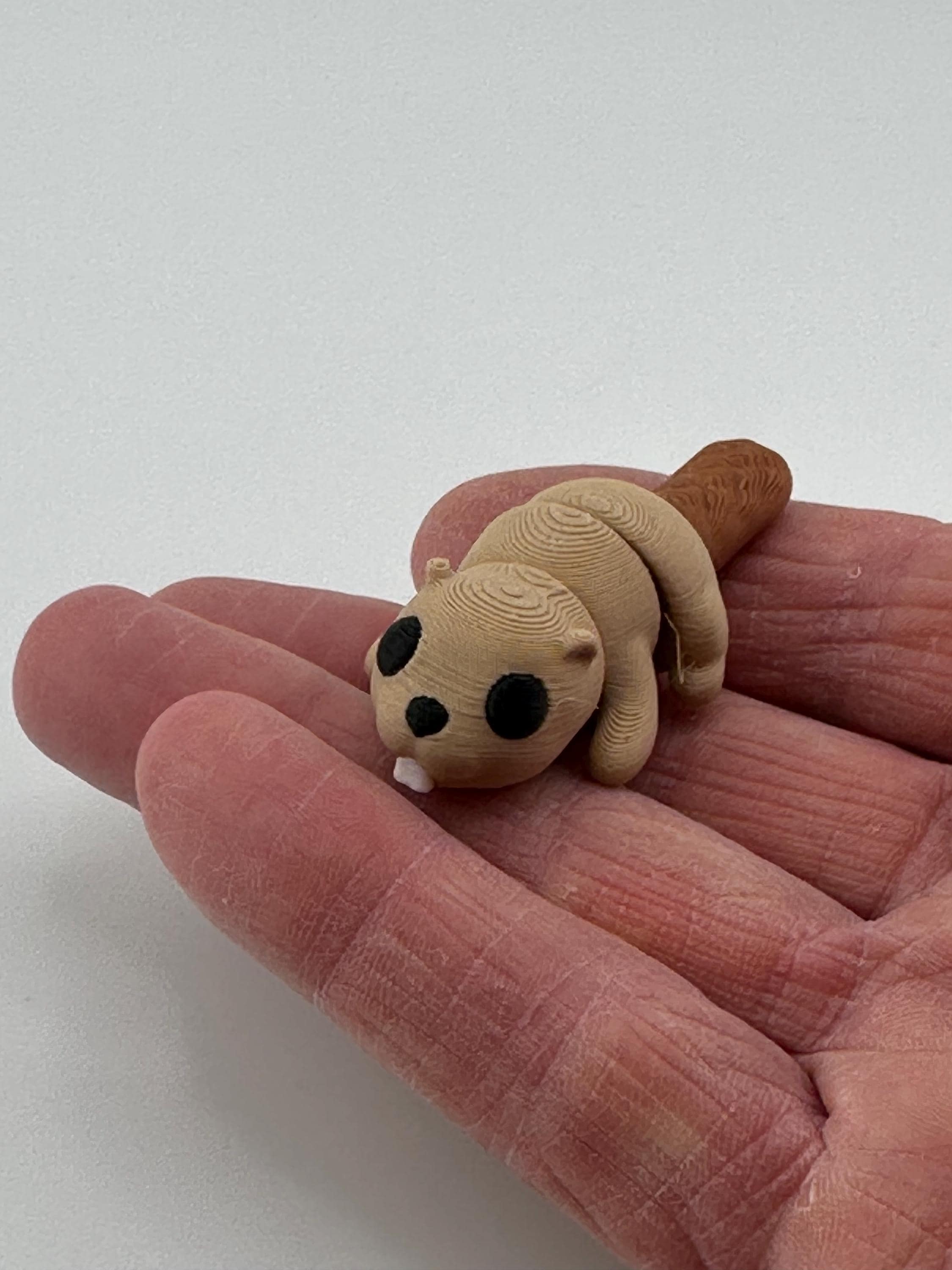 Beaver Fidget Friend Animal - Etsy