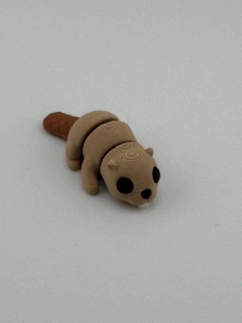 Beaver Fidget Friend Animal - Etsy
