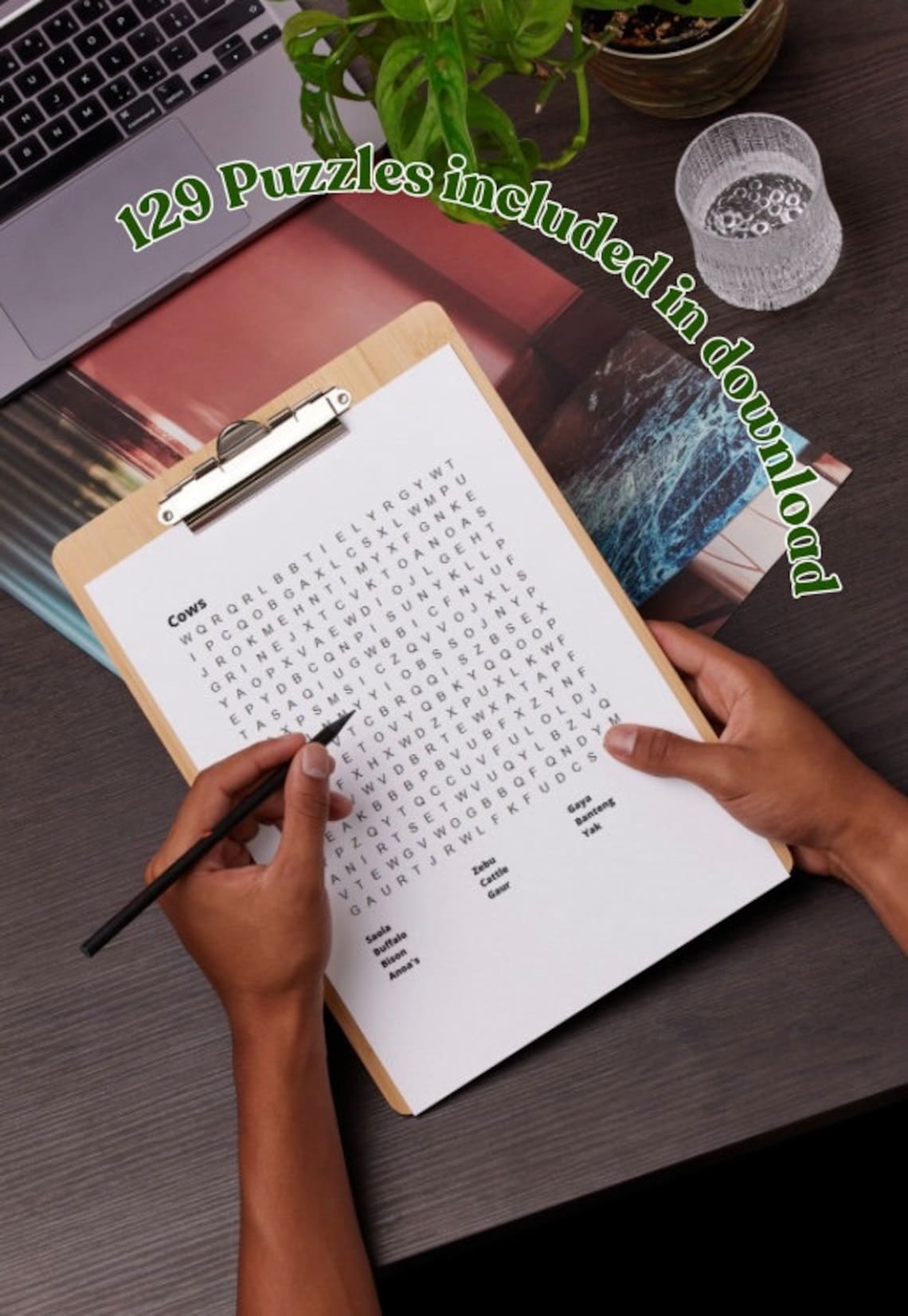 Printable Animal Word Search: Mammals Over 120 Large Print Puzzles With ...