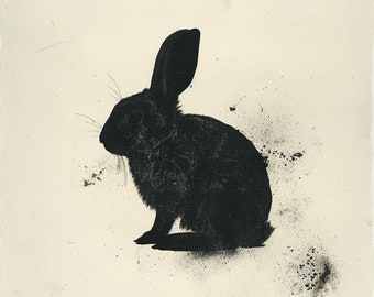Whimsical Rabbit Art: Kids Room Decor (Digital Download)