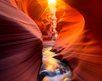 Canyon Sunrise Art Prints, Desert River Wall Art (Set of 4) (Digital Download)