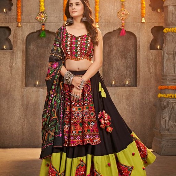 Garba shop lehenga choli